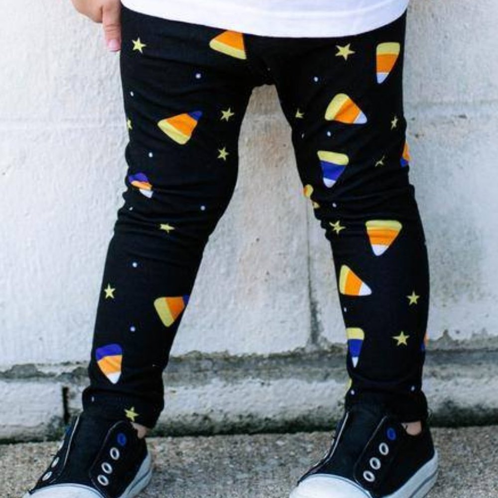 Kid's Candy Corn Leggings